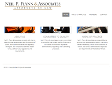 Tablet Screenshot of neilflynnlaw.com